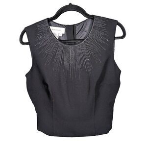 D. Morgan Beaded Sweater Vest Women's Size 12